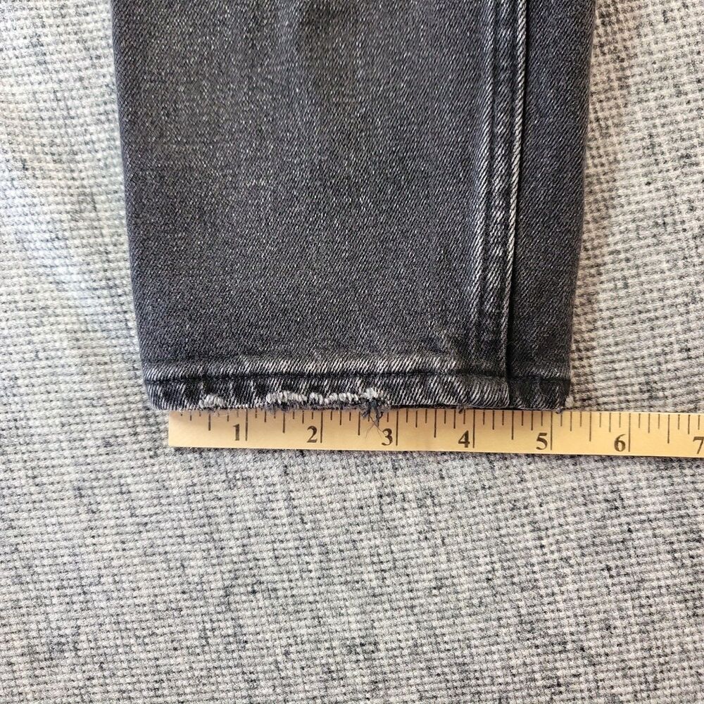 Abercrombie Curve Love High Rise Skinny Jeans Two-Tone Colorblock Black Grey 25L - Picture 7 of 9